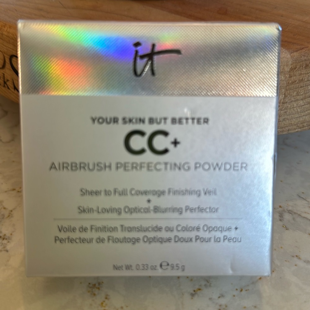 New It Cosmetics CC+ Airbrush Perfecting Powder Medium Tan